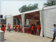 White Fabric Cover Aluminium Frame Marquee Temporary Outdoor Event Tent Rental