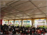 Professional 300 Seaters White Clear Span Tents Flame Retardant 15X30M for Opening Ceremony