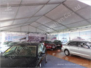15x20 M 300 Sqm Clear Span Tent Rental With A Shaped Roof Top / Galvanized Steel Connector