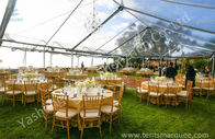 Outside Aluminum Profile Wedding Party Tent  Beautiful Transparent Fabric