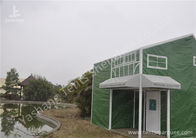 Green Cover UV Resistant PVC Fabric Tent Structure For Coffee Parties
