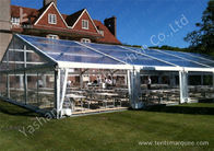 15M By 25m Clear Fabric Top Outdoor Party Tents With Aluminum Main Profile