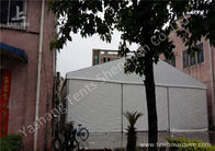 12M Wide Aluminum Framed Industrial Storage Tents white pvc fabric cover