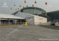 A frame Shape Aluminium Frame Marquee for Exhibition Events , White PVC Fabric Cover