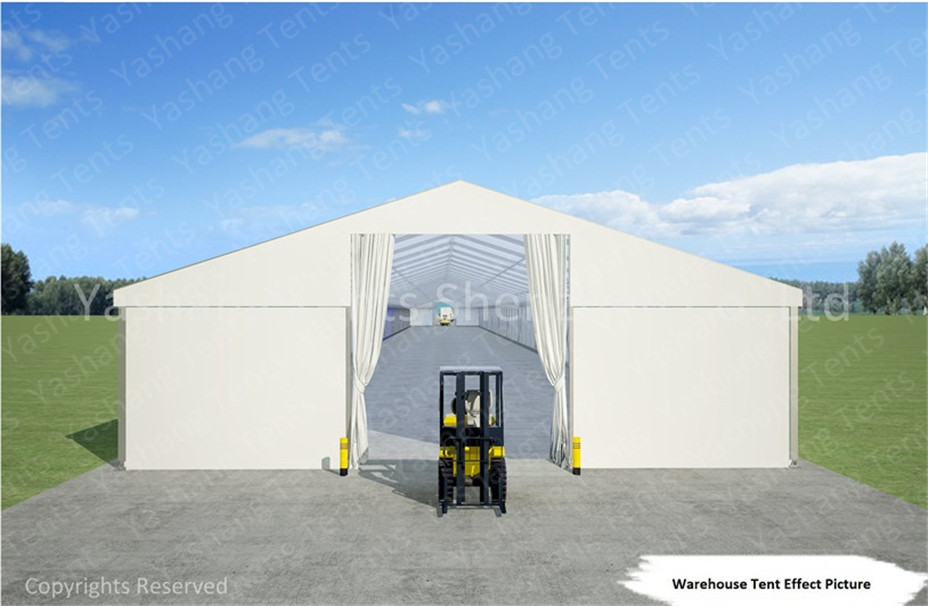 White Industrial Marquee Outdoor Warehouse Tents , Temporary Warehouse Structures