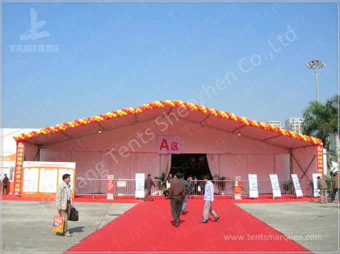 Corrugated Sheet Wall Marquee Tent , Semi-permanent Car Parking Tent Marquee