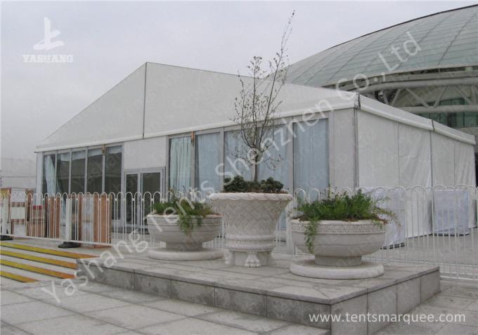 _20M by 20M Outdoor Aluminum Profile Event Tent with Transparent Glass Wall
