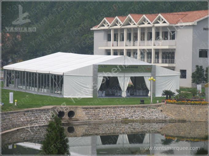 Outdoor No Wall Cover Pressed Aluminum Alloy Frame High Peak Tents