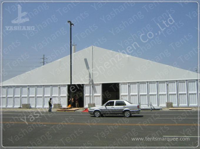 Commercial Portable Car Exhibition Outside Canopy Tent Hot Dipped Galvanized Steel Connector