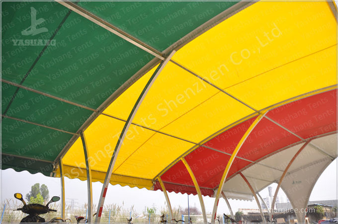 Gewebe-Zelt-Struktur-Auto-Hallen-Parküberdachungs-Sonnenschutz-Bau im Freien