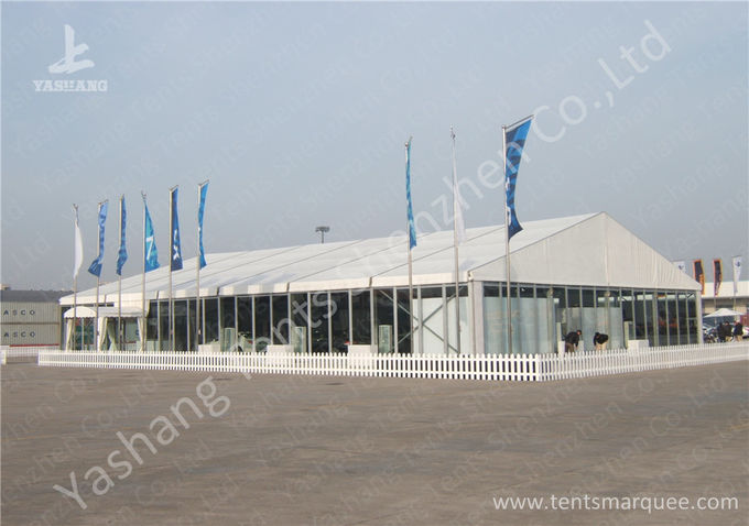 Transparentes Glaswand-Aluminiumprofil-Auto-Ausstellungs-Zelt im Freien gegen ultraviolettes