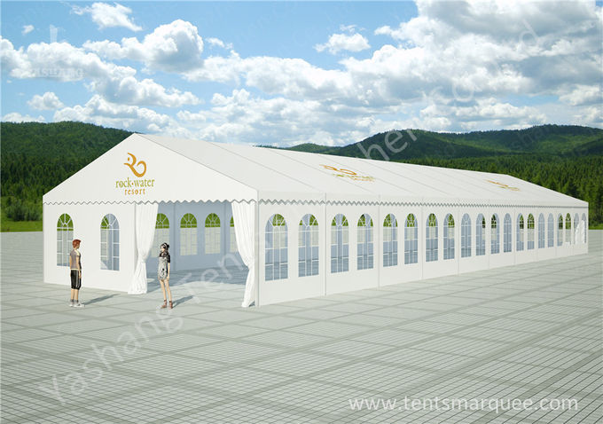 10m durch 30m Ereignis-Zelt-Festzelt im Freien für die Luxushochzeiten besonders angefertigt mit Logos