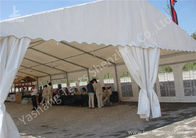 Portable Aluminum Structure Big Party Tents , Amazing White Fabric Party Marquee