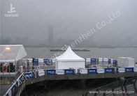 Anodized Aluminum Framed High Peak Tents , High Peak Marquees Clear Pvc Window