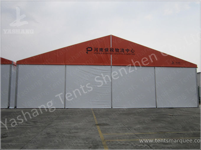 Weißes industrielles Festzelt-Lager-Zelte im Freien, vorübergehende Lager-Strukturen